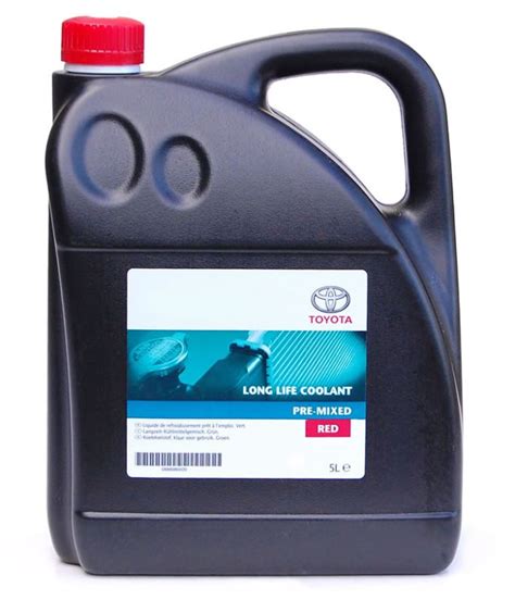 Toyota Red Pre Mixed Coolant Antifreeze 5 Litres